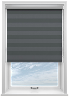 Regal (Blackout), Lead Grey - Twist&Fit Roller Blind